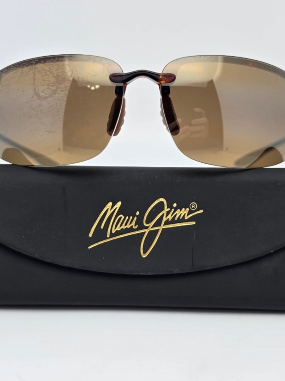 Maui Jim MJ456-10 Ho'okipa XL Tortoise Frame Polarized HCL Bronze Sunglasses